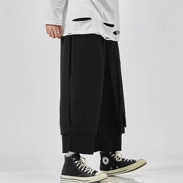 Aidase Cargo Pants Men Japanese Style Wide Leg Baggy Draping Work Out Trousers Stylish Streetwear Comfortable Chic Breathable Jogging aidase-shop